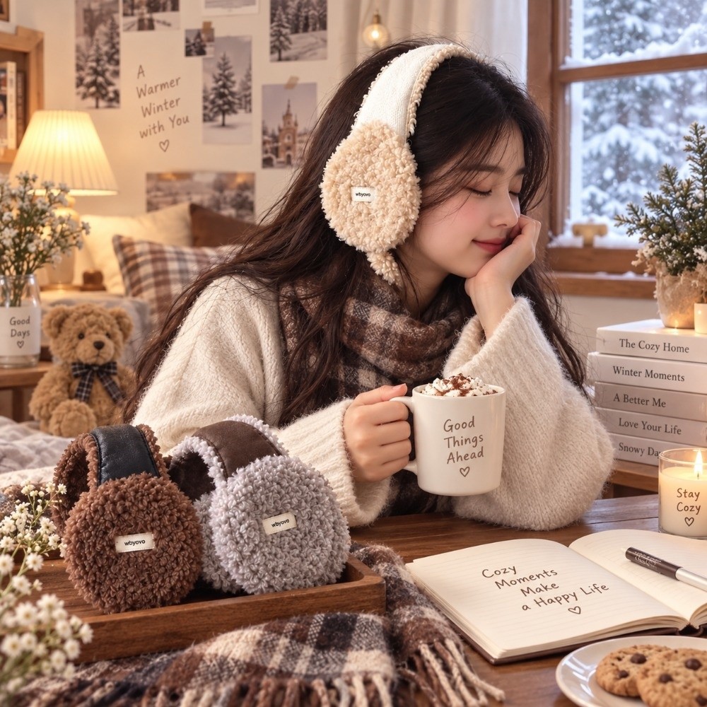 Japanese Style Vintage Faux La - огляд і ціна Earmuffs Foldable