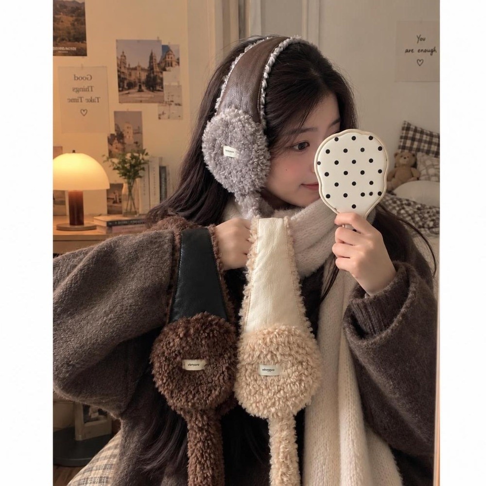 Japanese Style Vintage Faux La - огляд і ціна Earmuffs Foldable