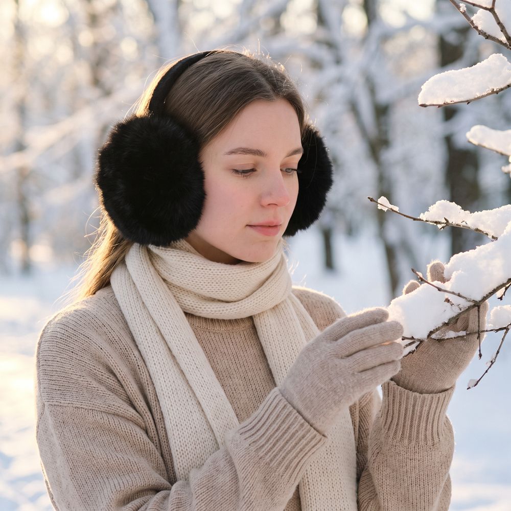 Soft Ear Cap Imitation Fur Ear - огляд і ціна Earmuffs Foldable