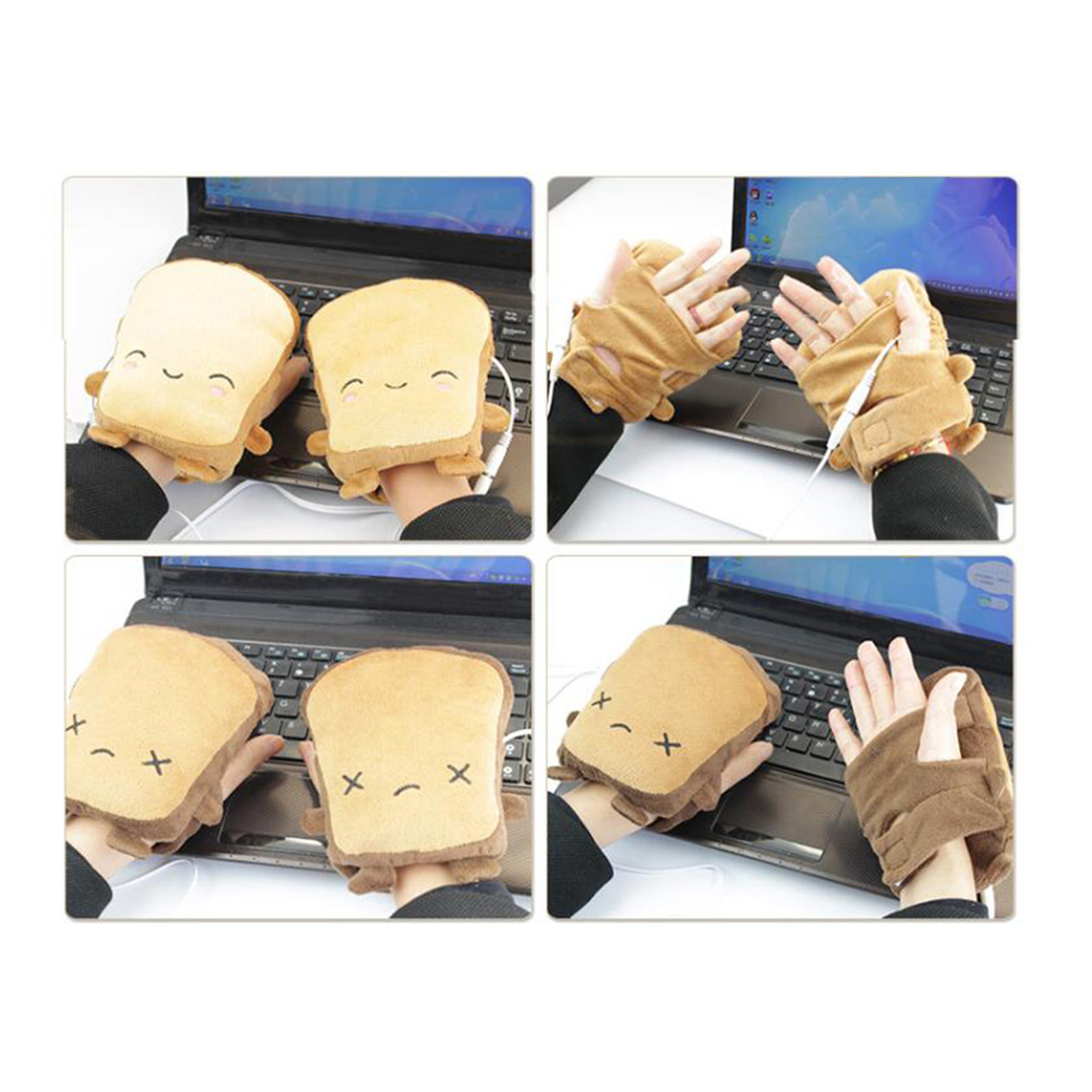 USB Heated Gloves Half Finger  - огляд і ціна Hand Warmer Electric