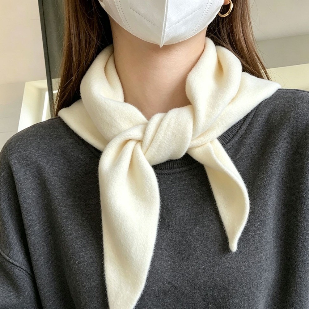 Neck Cover Solid Color Knitted - огляд і ціна Shawl Wrap Winter