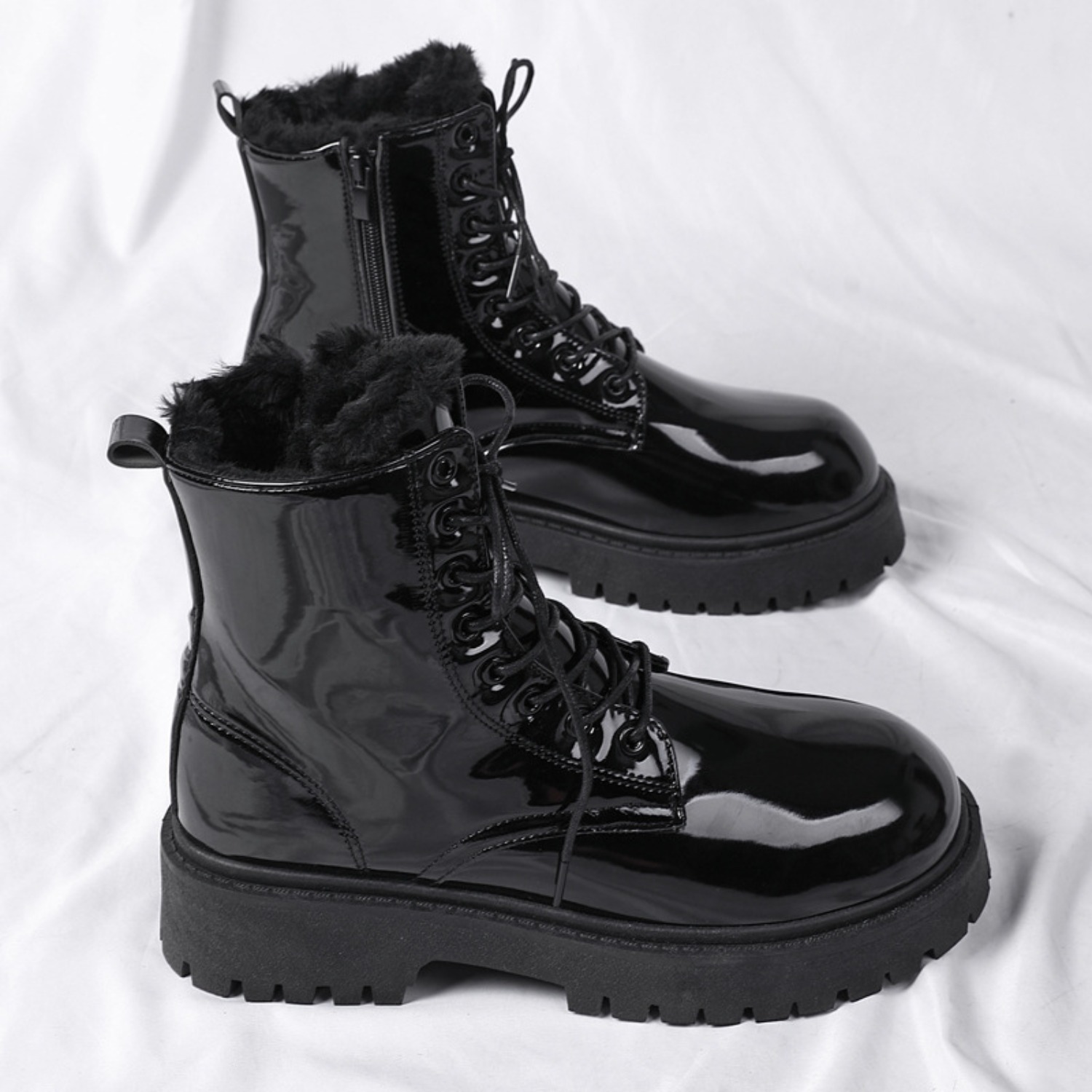 Men's warm plush high-top boot - огляд і ціна Waterproof Winter Boot