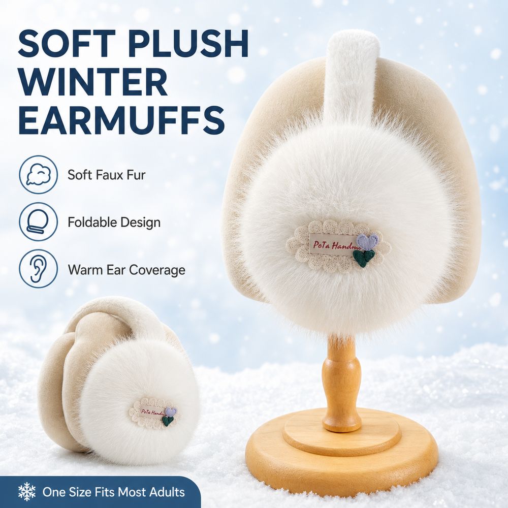 New Faux Fur Earmuffs Foldable - огляд і ціна Earmuffs Foldable