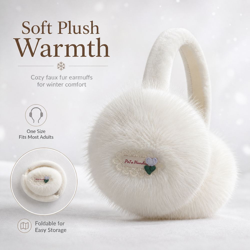 New Faux Fur Earmuffs Foldable - огляд і ціна Earmuffs Foldable