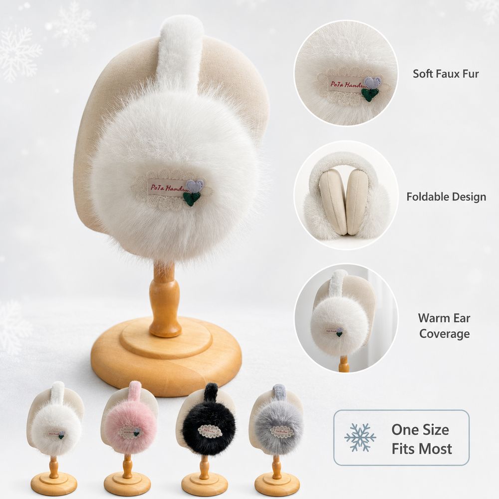 New Faux Fur Earmuffs Foldable - огляд і ціна Earmuffs Foldable