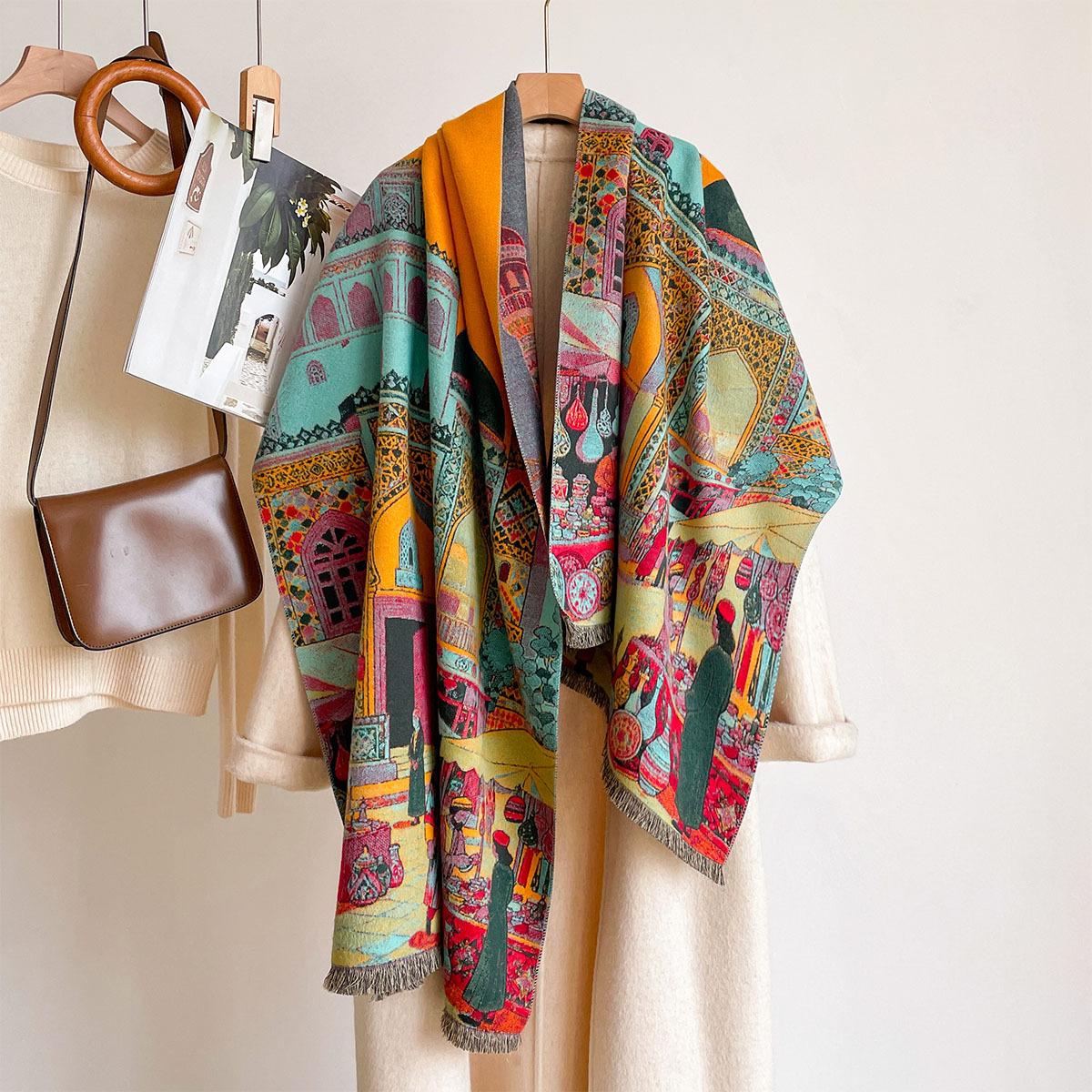 Women Imitation Cashmere Scarf - огляд і ціна Shawl Wrap Winter