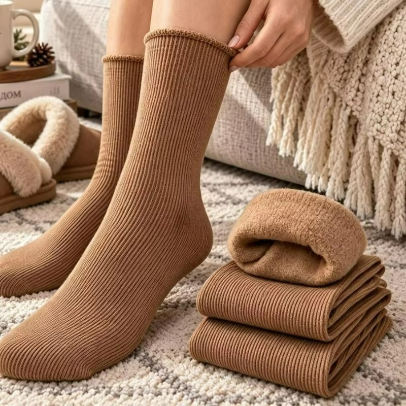 1/10Pairs Winter Warm Plush Li - огляд і ціна Thermal Sock Wool
