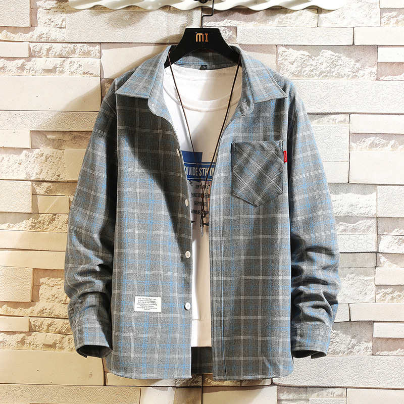 2027 Summer Men's Plaid Shirt  - огляд і ціна Flannel Shirt Lined