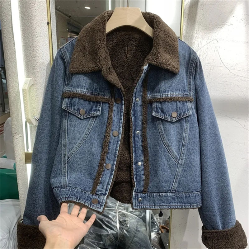 Thickened Denim Winter Coat Co - огляд і ціна Down Jacket Packable