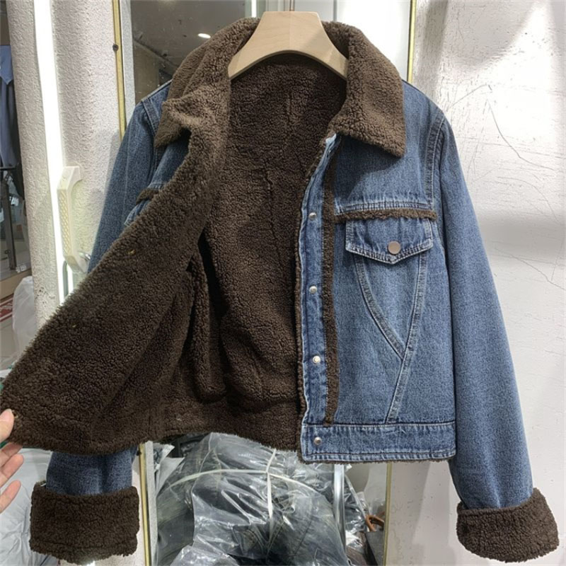 Thickened Denim Winter Coat Co - огляд і ціна Down Jacket Packable