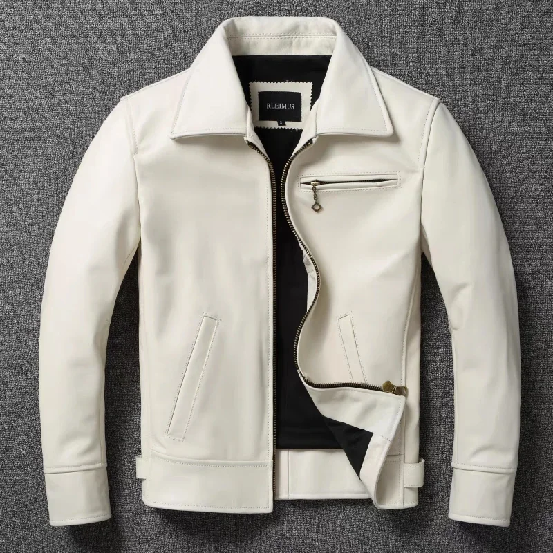 Men's Genuine Leather Jacket W - огляд і ціна Down Jacket Packable