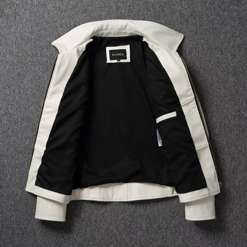 Men's Genuine Leather Jacket W - огляд і ціна Down Jacket Packable