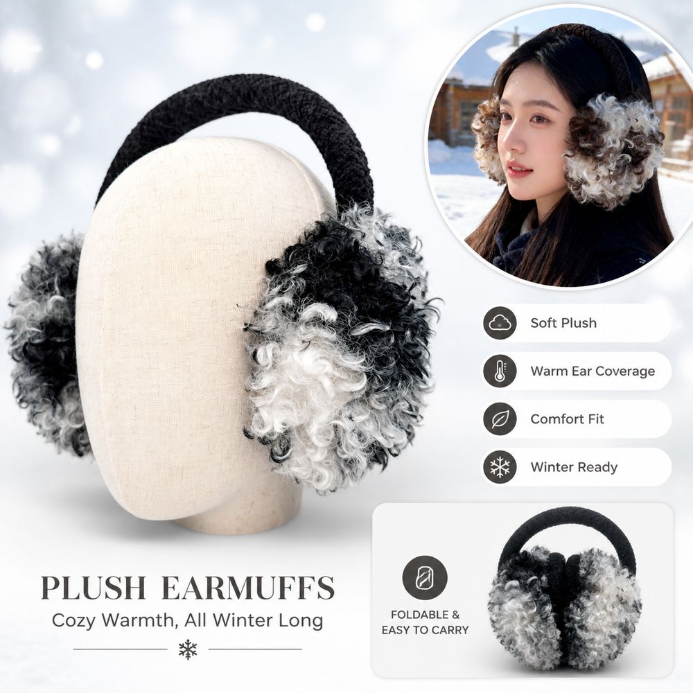 New Foldable Earmuffs Soft Kni - огляд і ціна Earmuffs Foldable