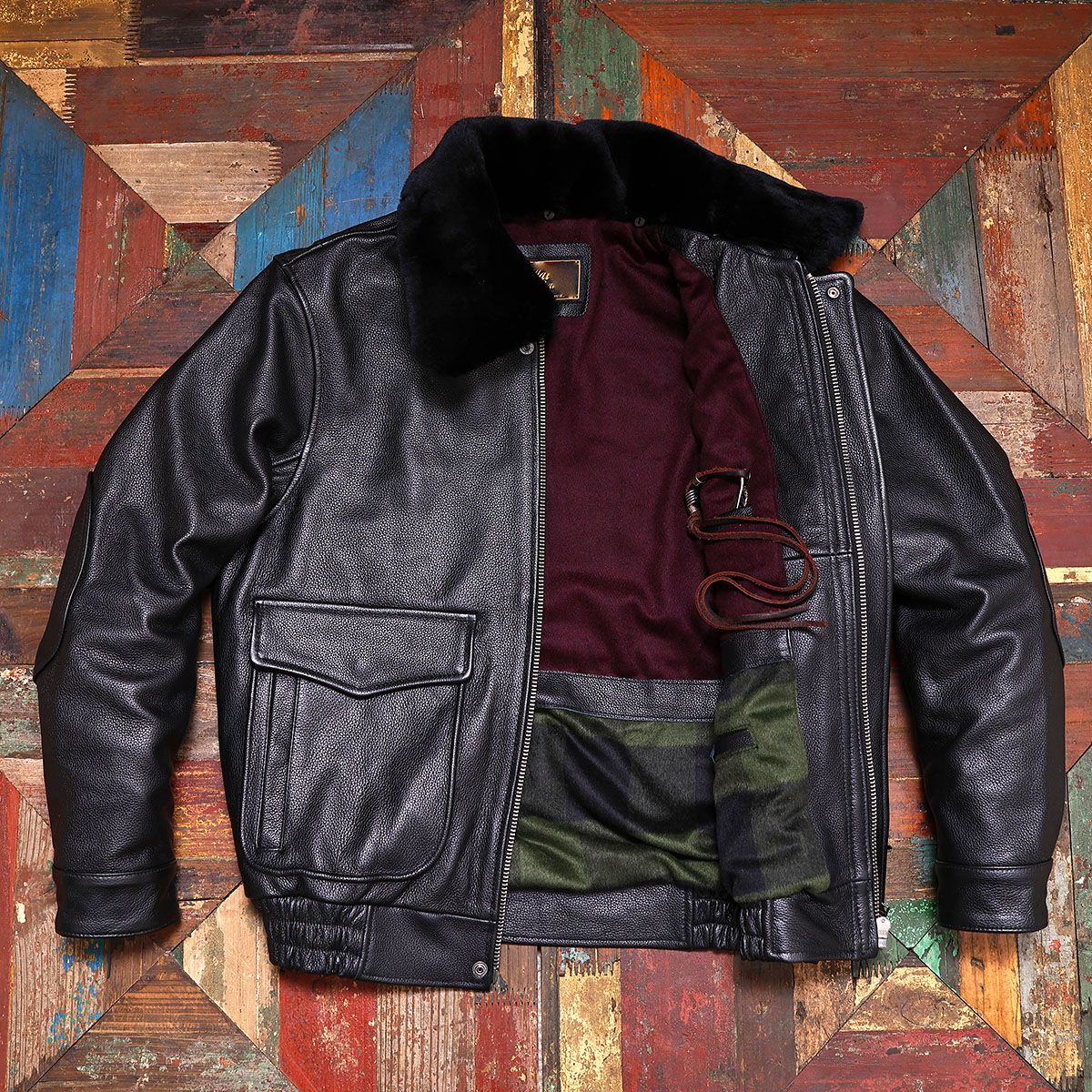 Black Winter A2 Pilot Leather  - огляд і ціна Down Jacket Packable