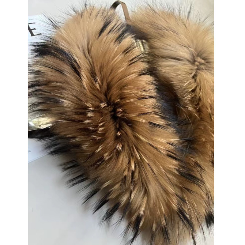 Raccoon Fur Collar Female Wint - огляд і ціна Shawl Wrap Winter