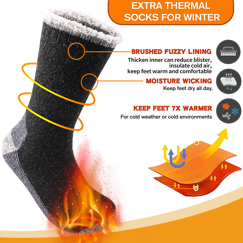 1 Pair Mens Merino Wool Warm S - огляд і ціна Thermal Sock Wool