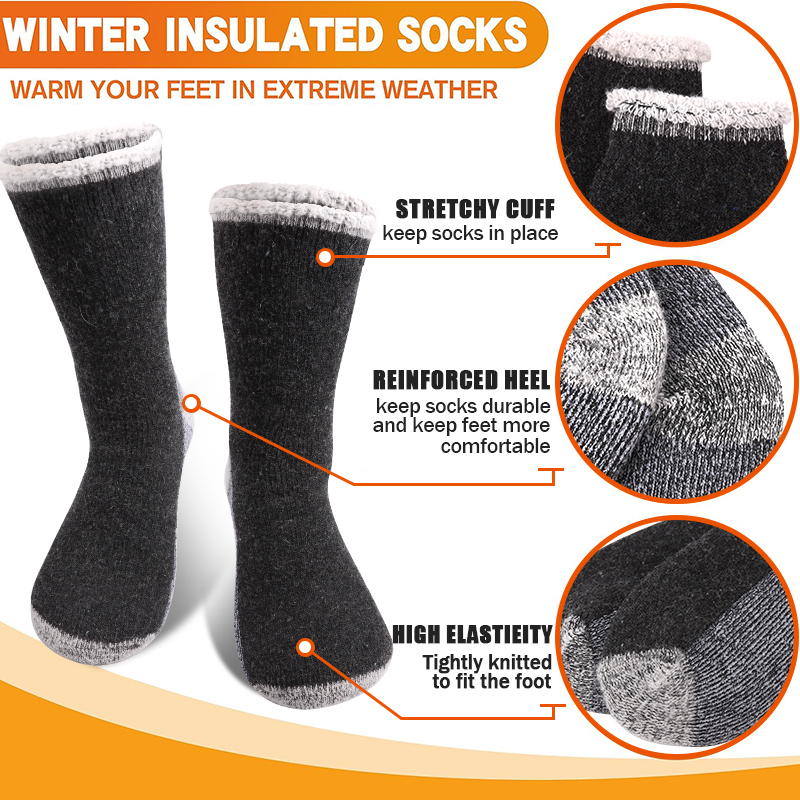 1 Pair Mens Merino Wool Warm S - огляд і ціна Thermal Sock Wool